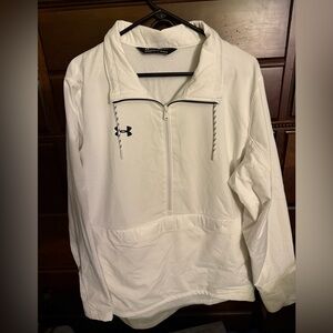 Under Armour White Quarter Zip